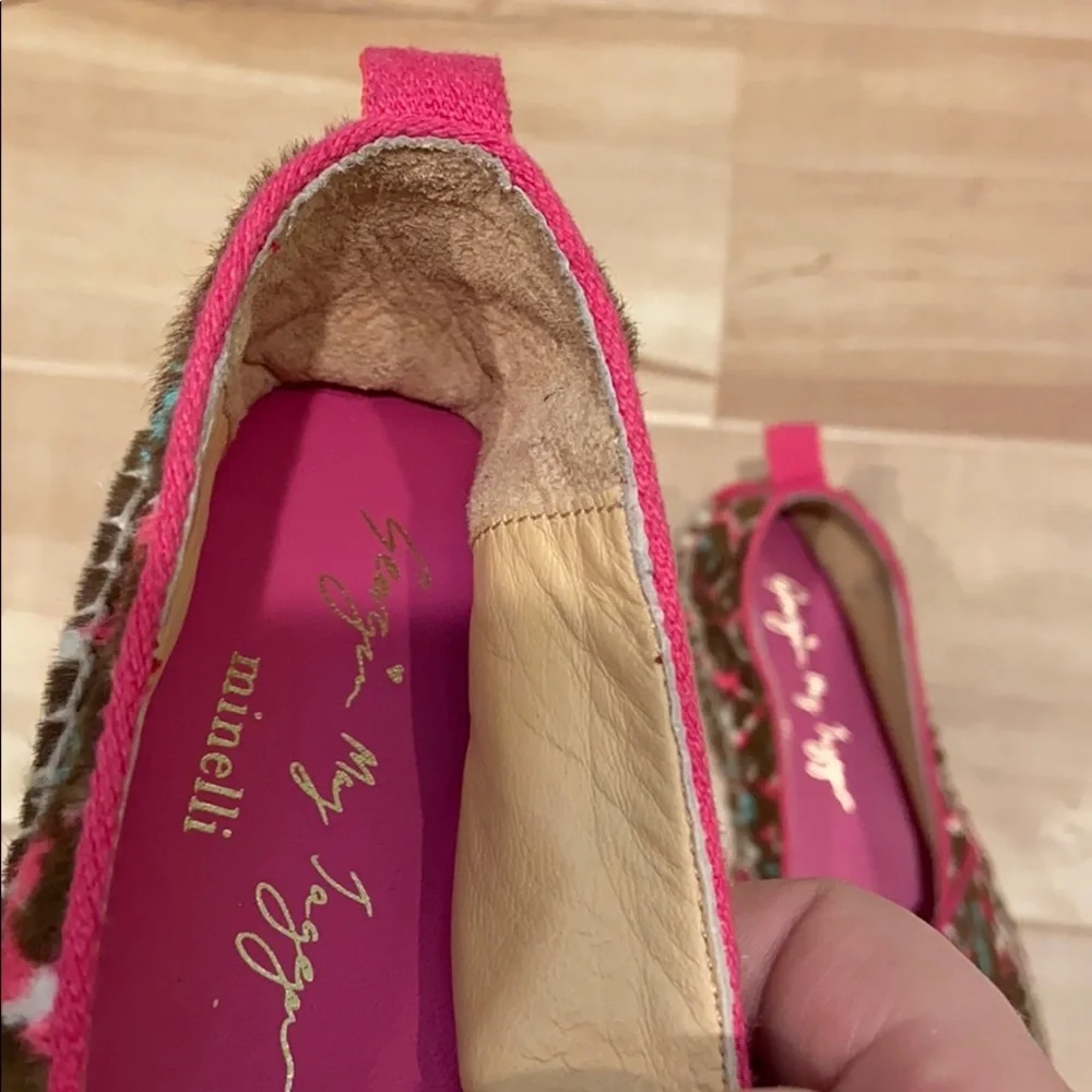 Minelli Leather espadrille, made in Spain, size 6